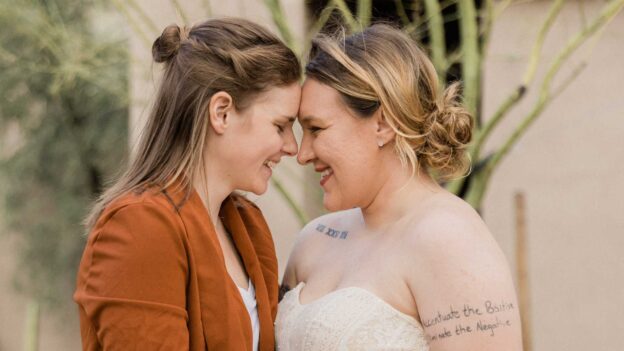 Deux femmes qui se marient